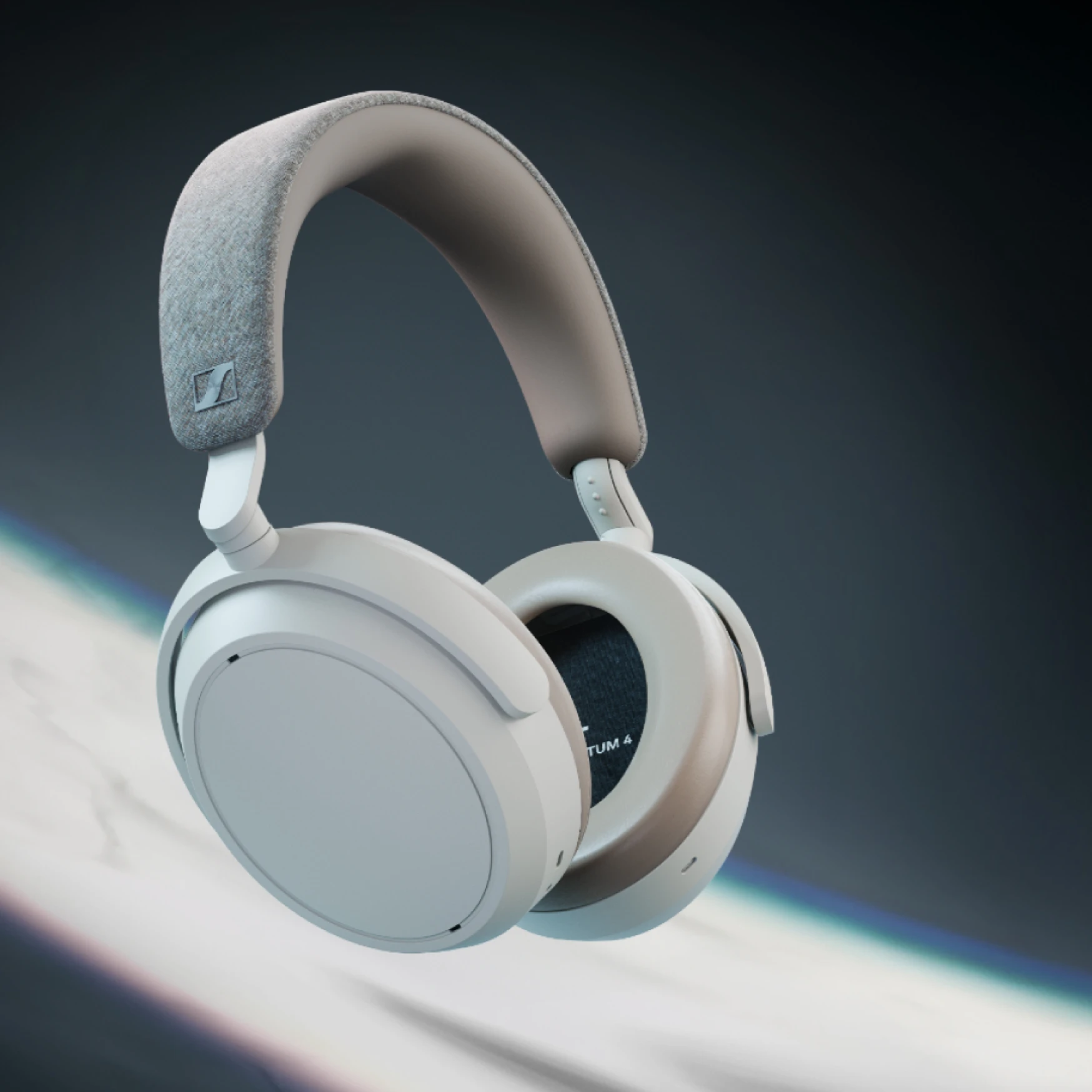 Sennheiser MOMENTUM 4 Wireless - headphones with mic - white